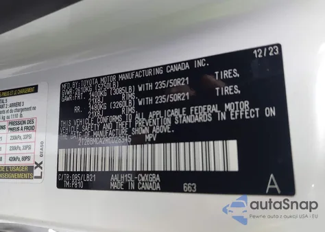 2024 Lexus Rx 350H Premium Plus z USA, uszkodzony, nr VIN 2T2BBMCA2RC028945